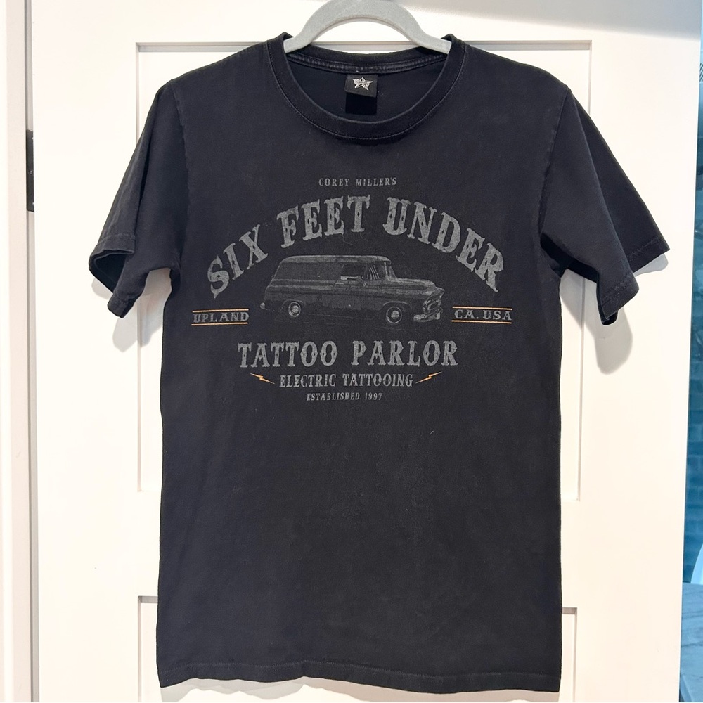 Corey Miller Six Feet Under Tattoo Parlor Mens’ T-Shirt
